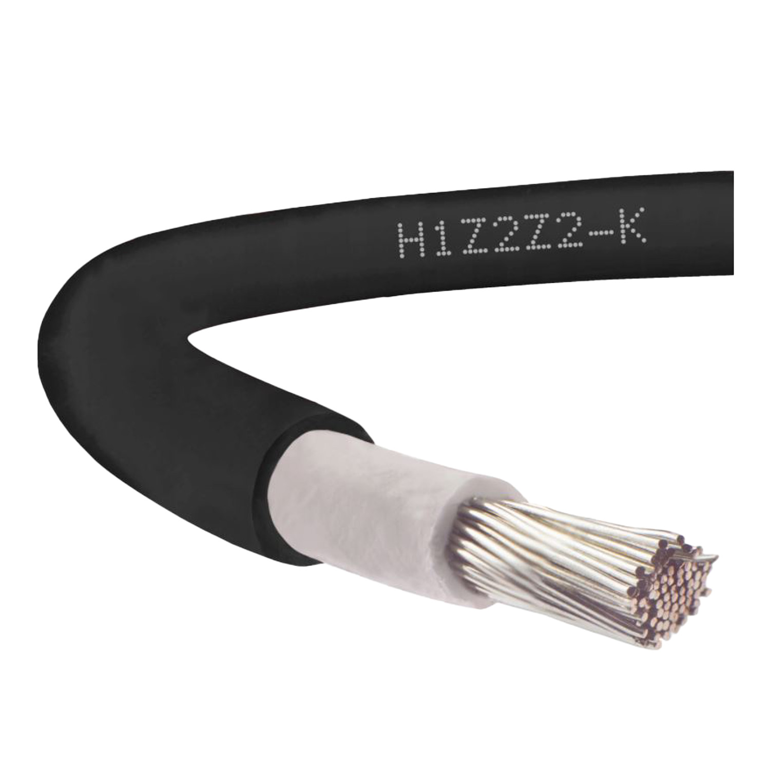 Solární kabel HELUKABEL H1Z2Z2-K - 1×6 mm² - černý / VÝPRODEJ