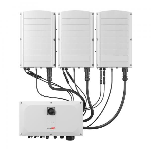 Měnič SOLAR EDGE SE100K - RW00IBNM4 + 3 pomocné jednotky SESUK- RWR0INNN4