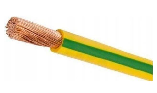 Kabel LGY 16mm2 750V žluto-zelený, lanko